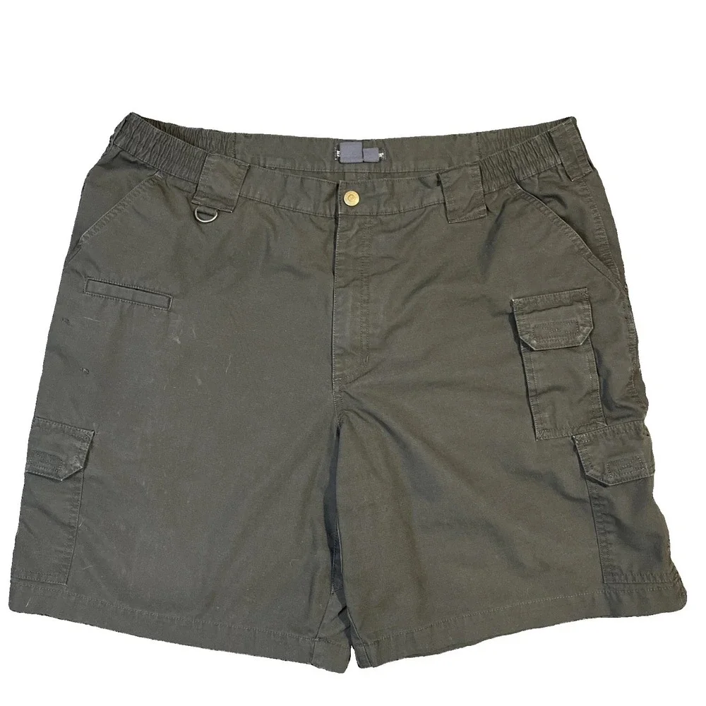 5.11 TACTICAL SERIES CARGO SHORTS MEN'S 40 BLACK WORKWEAR RIPSTOP